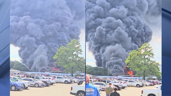 Watch: Smoke billows after chemical fire breaks out at Mississippi manufacturing plant