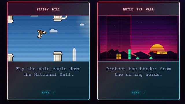 White House launches video game website promoting Trump's agenda