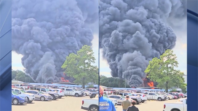 Watch: Smoke billows after chemical fire breaks out at Mississippi manufacturing plant