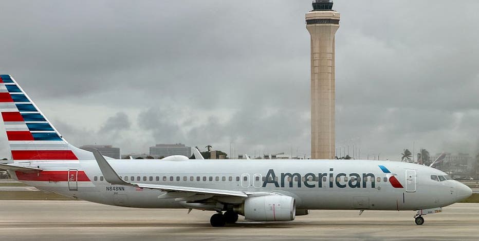 American Airlines passenger accused of undressing, behaving indecently