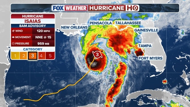 Hurricane Isaias makes landfall as extreme winds, heavy rain blast the Gulf Coast