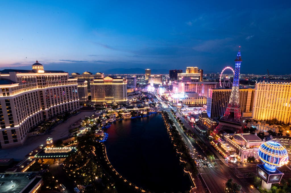 Las Vegas warns tourists tipping costumed Strip performers is not required after alleged brawl