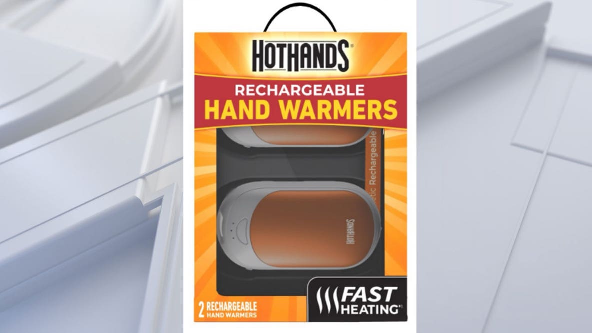 Rechargeable hand warmers under recall for fire, burn hazard