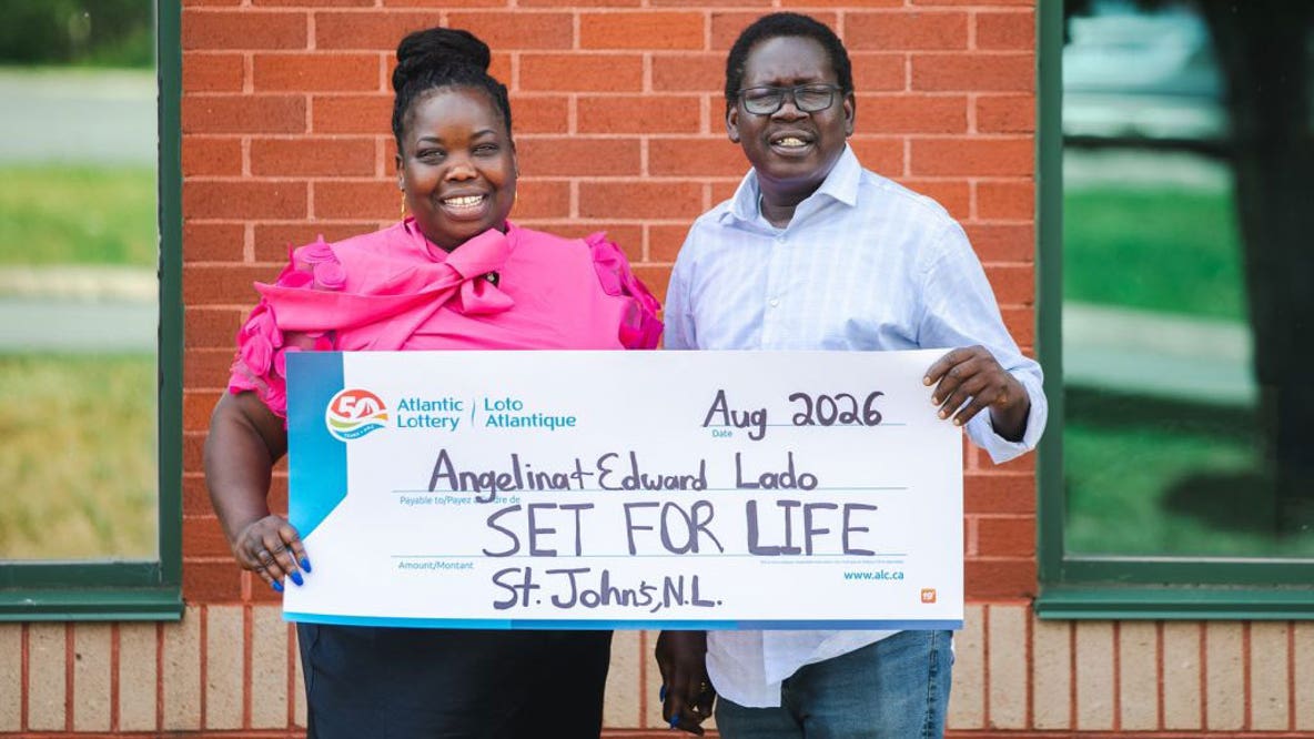 Canadian couple wins big lottery prize 8 years after 7-figure jackpot win