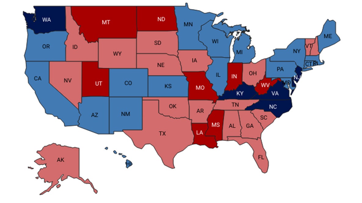 2026 Governor elections: The races that will determine whether Democrats or Republicans hold more seats