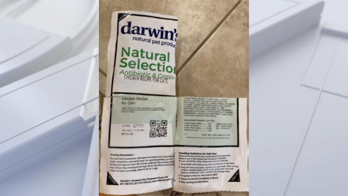 FDA warns pet owners after salmonella found in frozen cat food