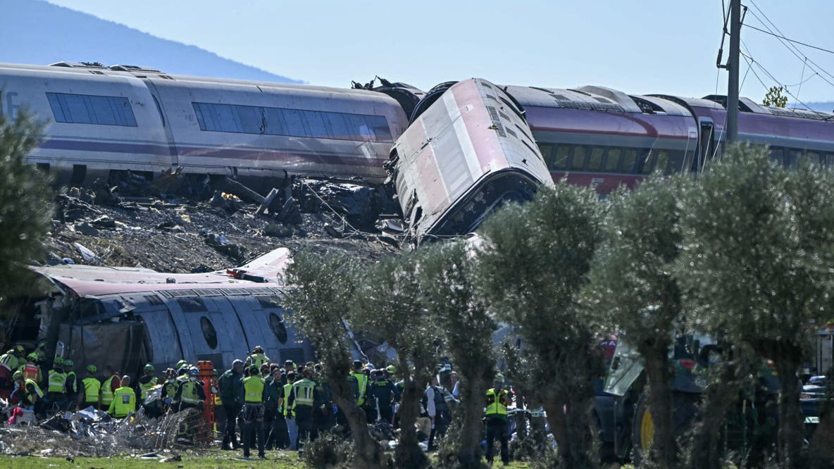 Dozens killed after two high-speed trains collide in central Spain