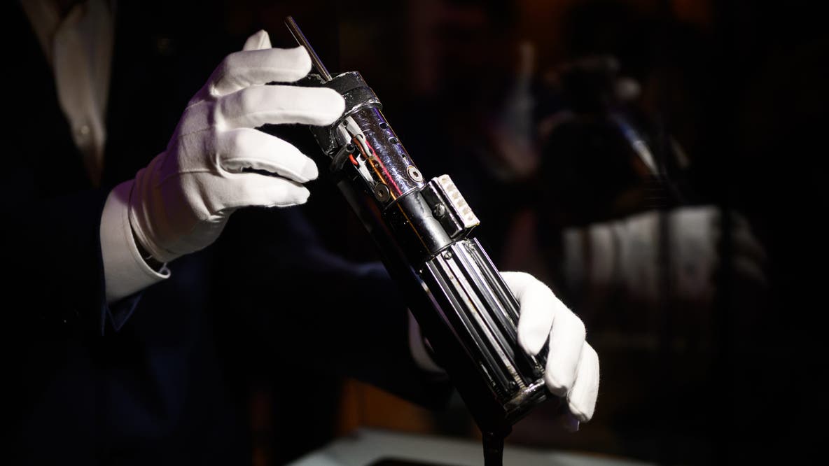 Darth Vader's 'Empire Strikes Back' lightsaber goes up for auction
