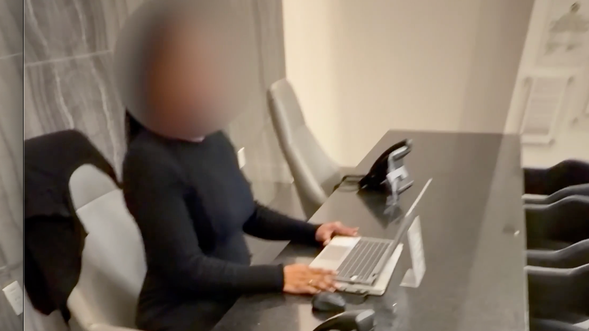 Watch: Receptionist admits eating traveler’s DoorDash order