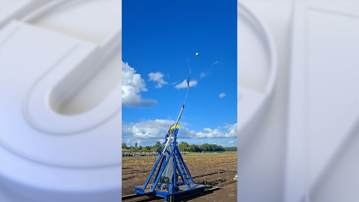 Watch: Pumpkin flies 1,900 feet in pumpkin chunkin' launch