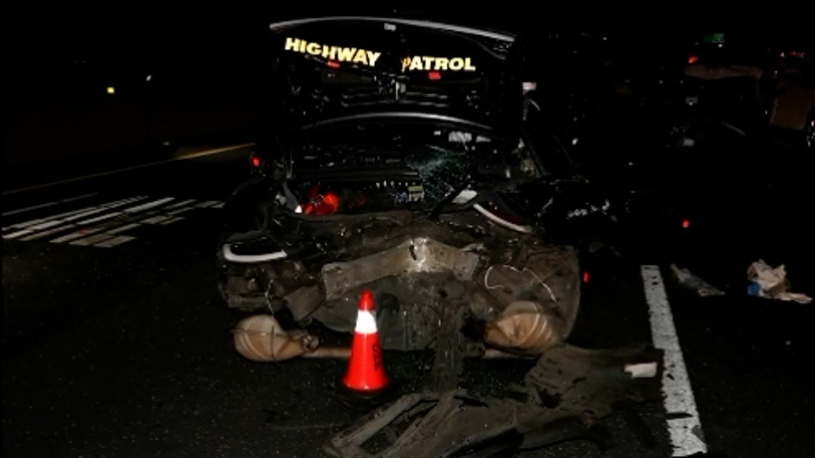 Dashcam: Tesla driver claims he was asleep on self-driving before hitting CHP cruiser, injuring 2