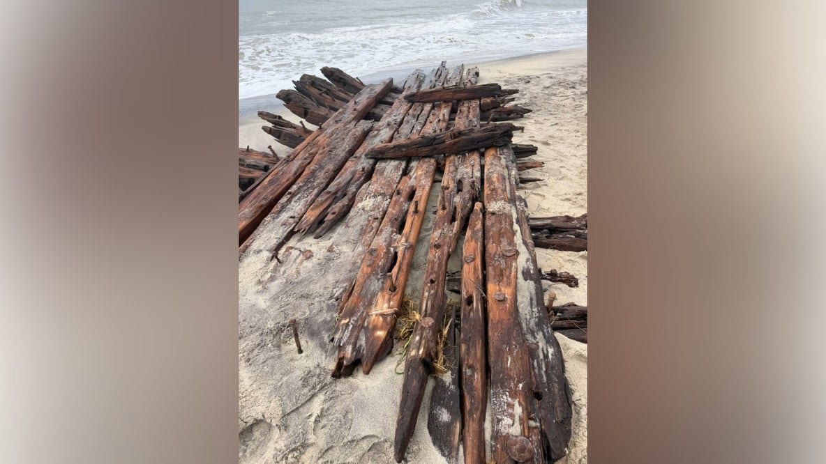 Nor'easter uncovers possible 19th-century shipwreck along Massachusetts coast