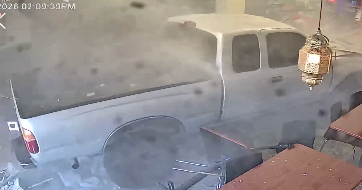 Suspected drunk driver crashes truck into California restaurant