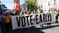 ‘No Kings' rallies across US push voting early; here's how many voters already have