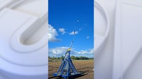 Watch: Pumpkin flies 1,900 feet in pumpkin chunkin' launch
