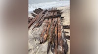 Nor'easter uncovers possible 19th-century shipwreck along Massachusetts coast