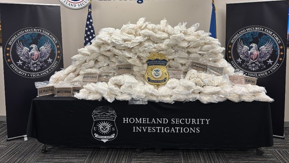 Routine traffic stop leads to major drug bust with over 700 pounds of meth and fentanyl found in vehicle