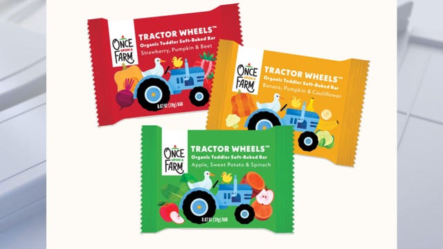 Chewy cookie bars designed for toddlers recalled over choking hazard