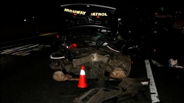 Dashcam: Tesla driver claims he was asleep on self-driving before hitting CHP cruiser, injuring 2