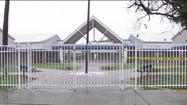 Student, 6, dies after large video display falls at Florida school, district says