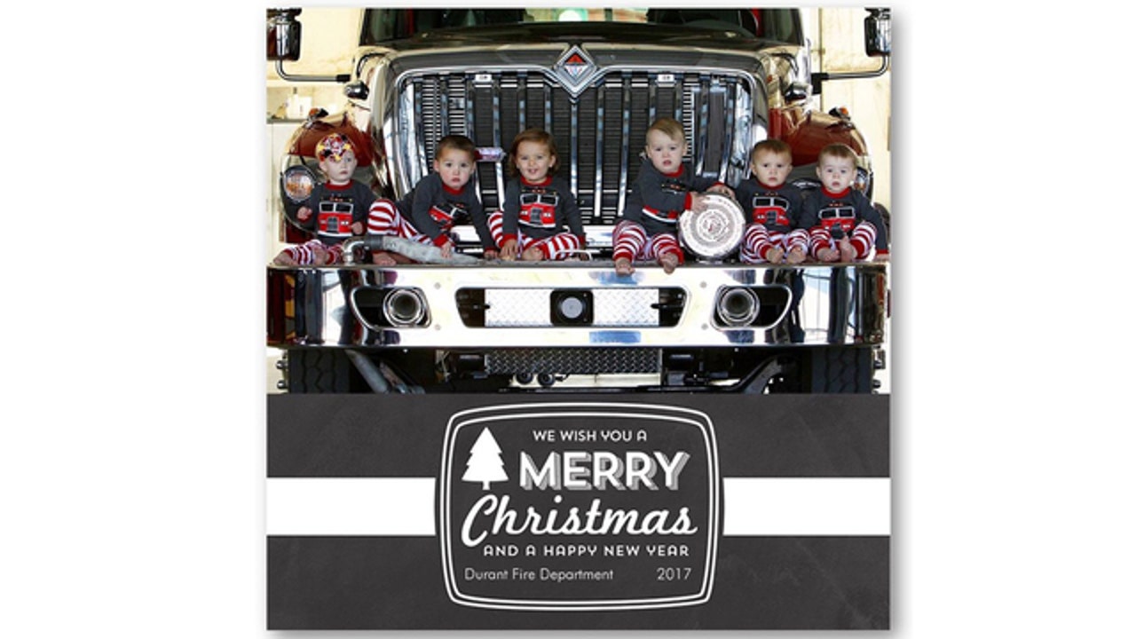 Firefighters show off babies in Christmas card tradition MY9 New Jersey