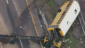 School bus driver in crash had 14 license suspensions