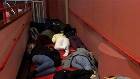 Stranded students, staff spend night at NJ schools