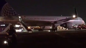 Jetliner aborts takeoff from Newark Airport due to engine fire