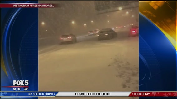 Drivers stranded for hours on NJ highway