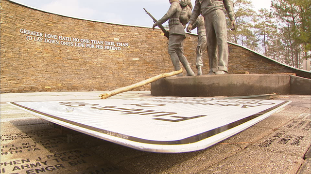 Veterans memorial vandalized in Rockdale County