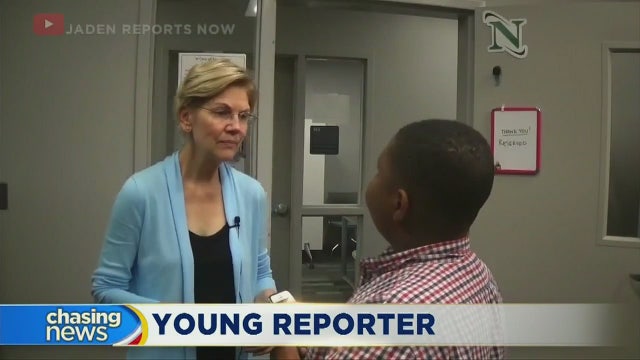 11-year-old reporter gets chance of a lifetime