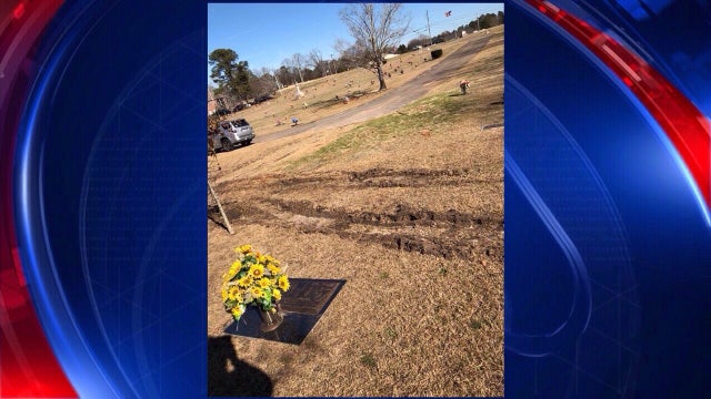 Mother shocked to find tire tracks over her daughter's grave