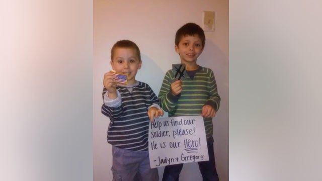 Lawrenceville boys look for soldier who gave them his patches