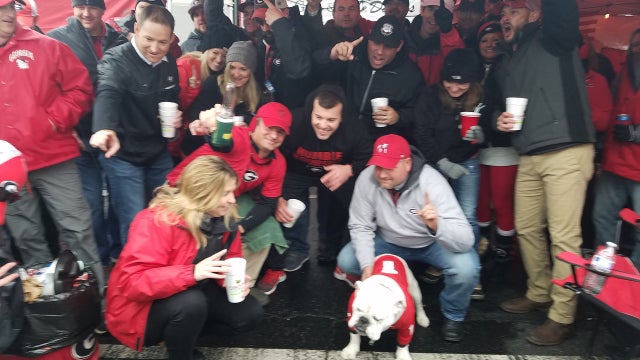 Fans at National Championship in Atlanta
