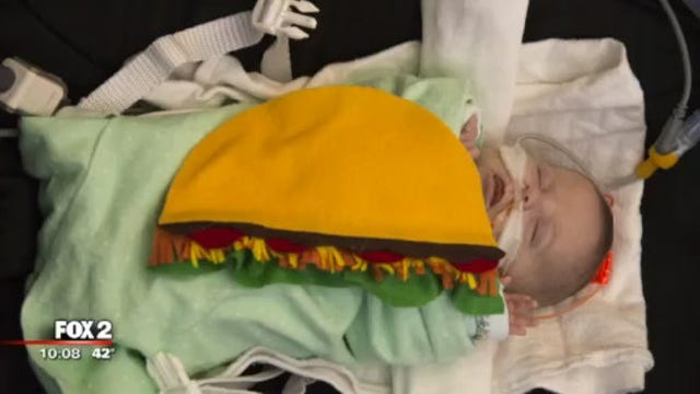 Volunteers make costumes for babies' first Halloween in neonative intensive care