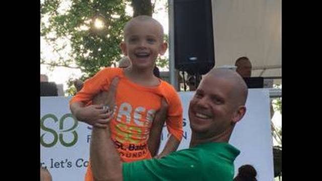 'Braves the Shave for Kids with Cancer'