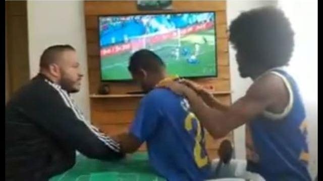 Watch how these friends help deaf-blind Brazil fan experience World Cup goal