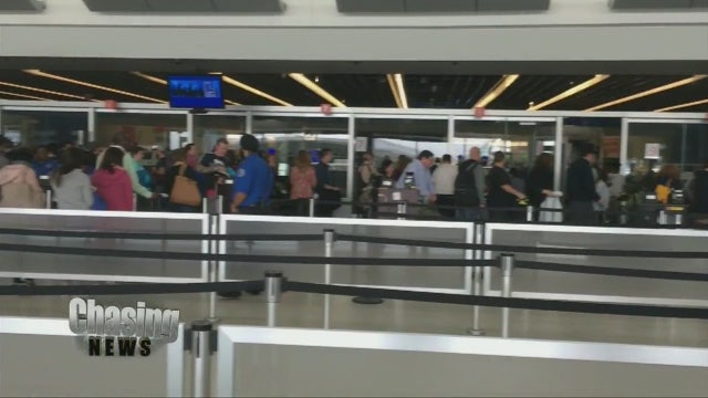 Airport lines called terror target