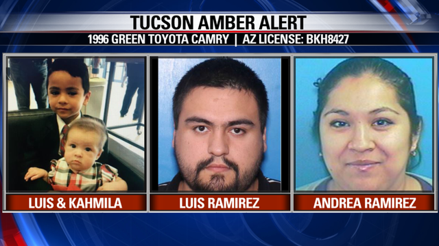 Amber Alert issued for two children out of Tucson