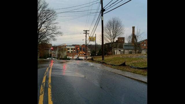 Large water main break in Sussex County