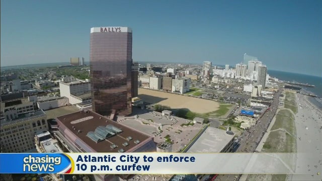 Atlantic City police to begin enforcing curfew