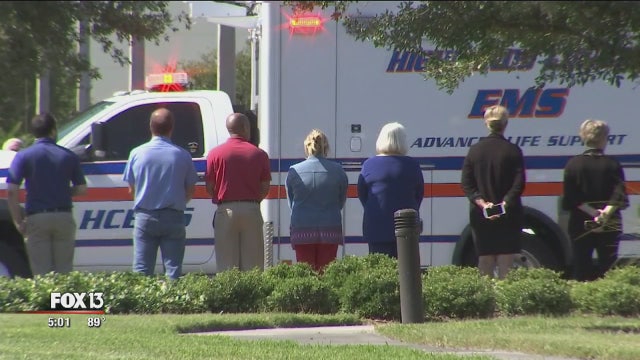 Fallen deputy's body escorted to Tampa organ bank