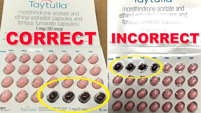 Recall issued for birth control packs that may not work