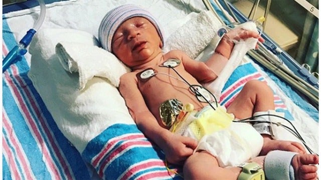 Newborn shares birthday with mom, grandmother
