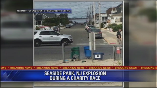 Pipe bomb explodes before Marines charity run