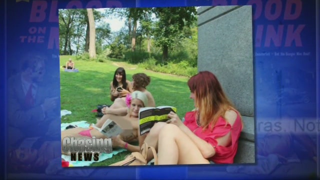 Book club publicizes NYC's topless law