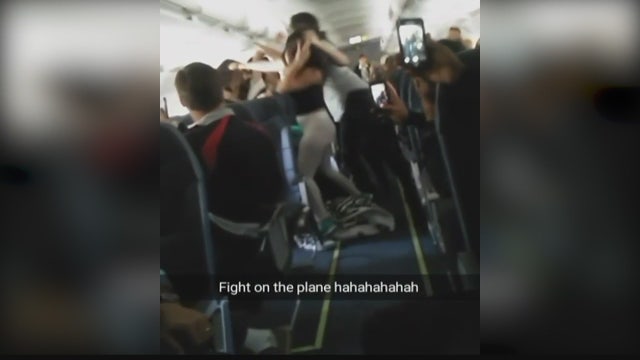 VIDEO: Boombox sparks brawl on Los Angeles-bound jet