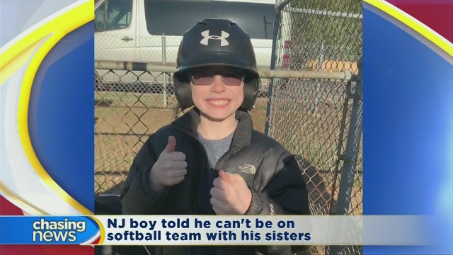 Boy told he can't join his sisters' softball team