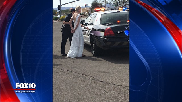 Bride arrested for impaired driving on way to her wedding