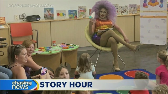 Brooklyn library hosts Drag Queen Story Hour
